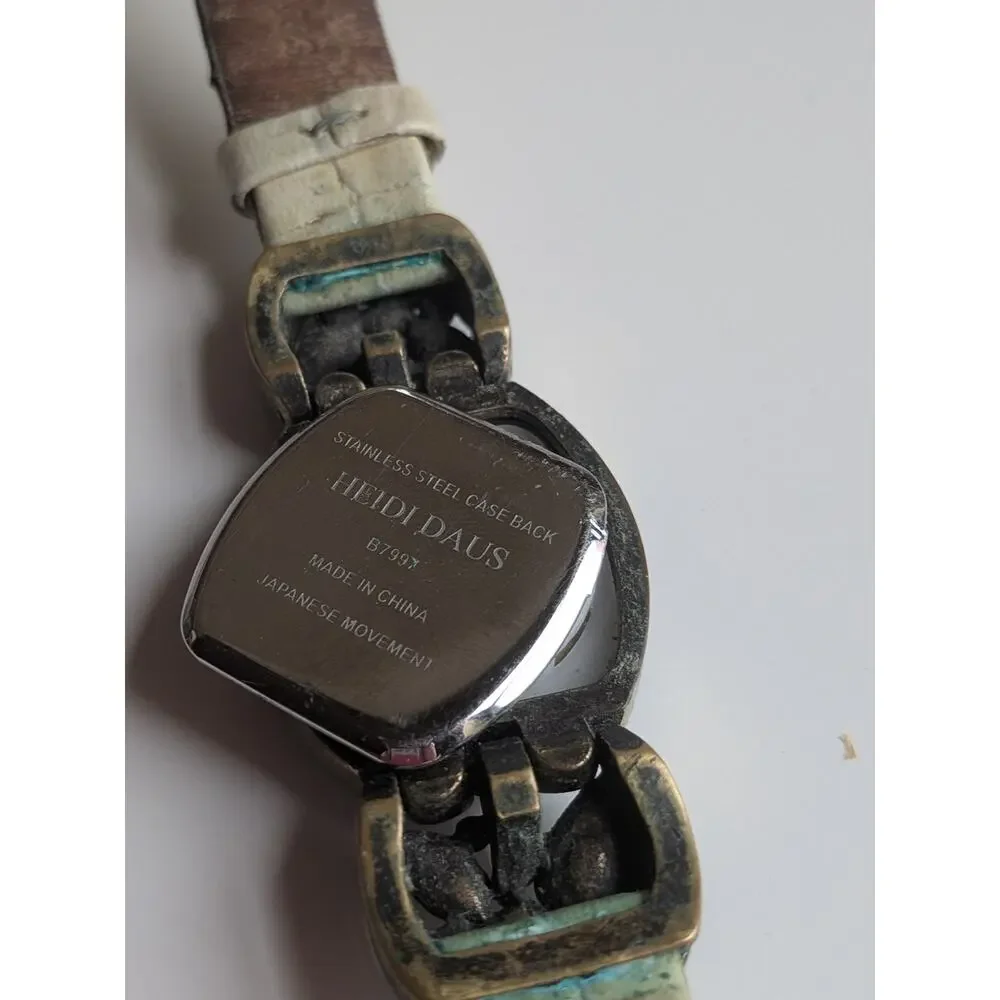 Heidi Daus Lot of 3 Crystal Bejeweled Quartz Watches Bangle Strap Set